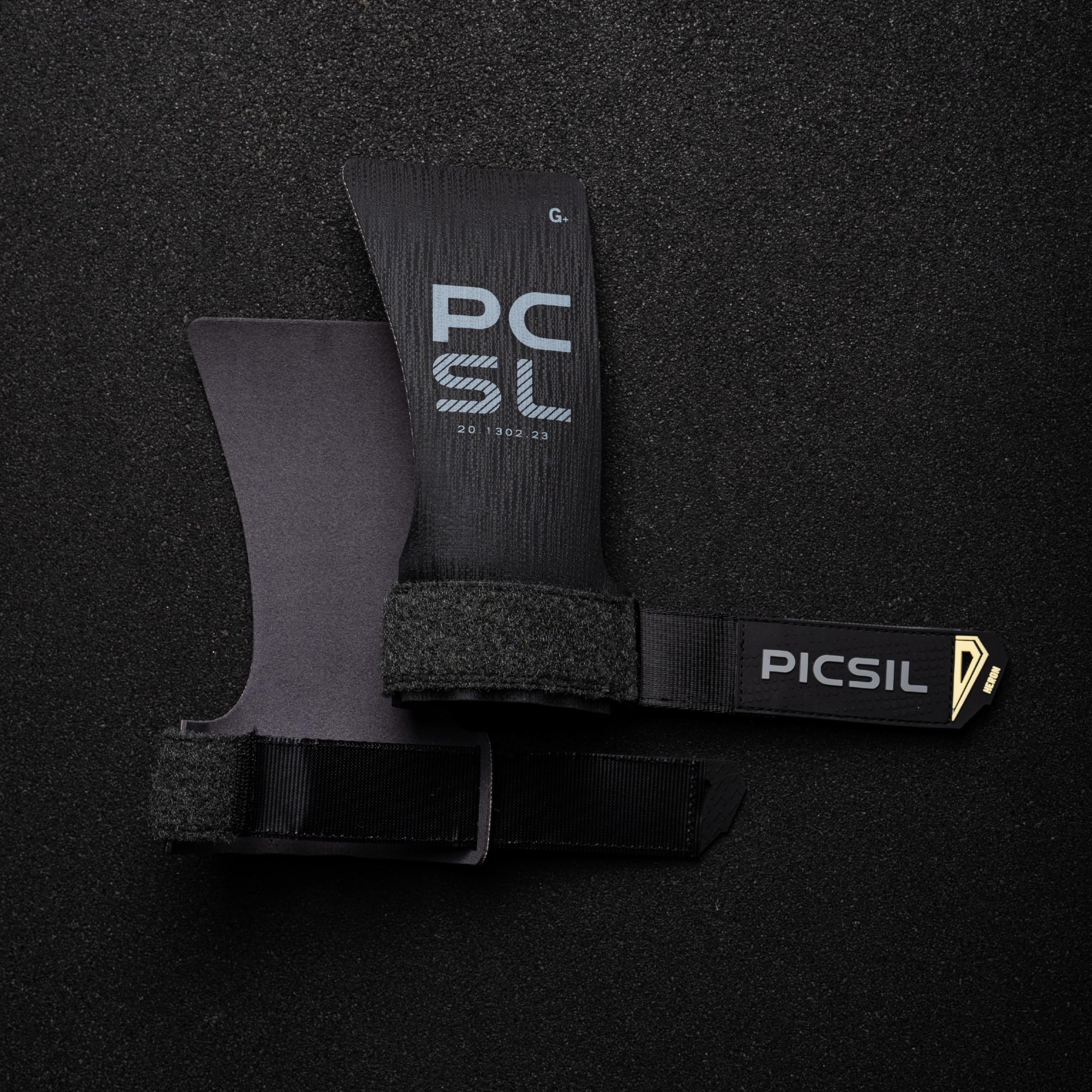 PICSIL - Heron Grips + Wristbands + Carry Bag | Full Hand Protection for Crosstraining & Gym | Use Without Chalk | Hybrid Grip with PU, Aramid & Microfiber | Unisex - Image 9