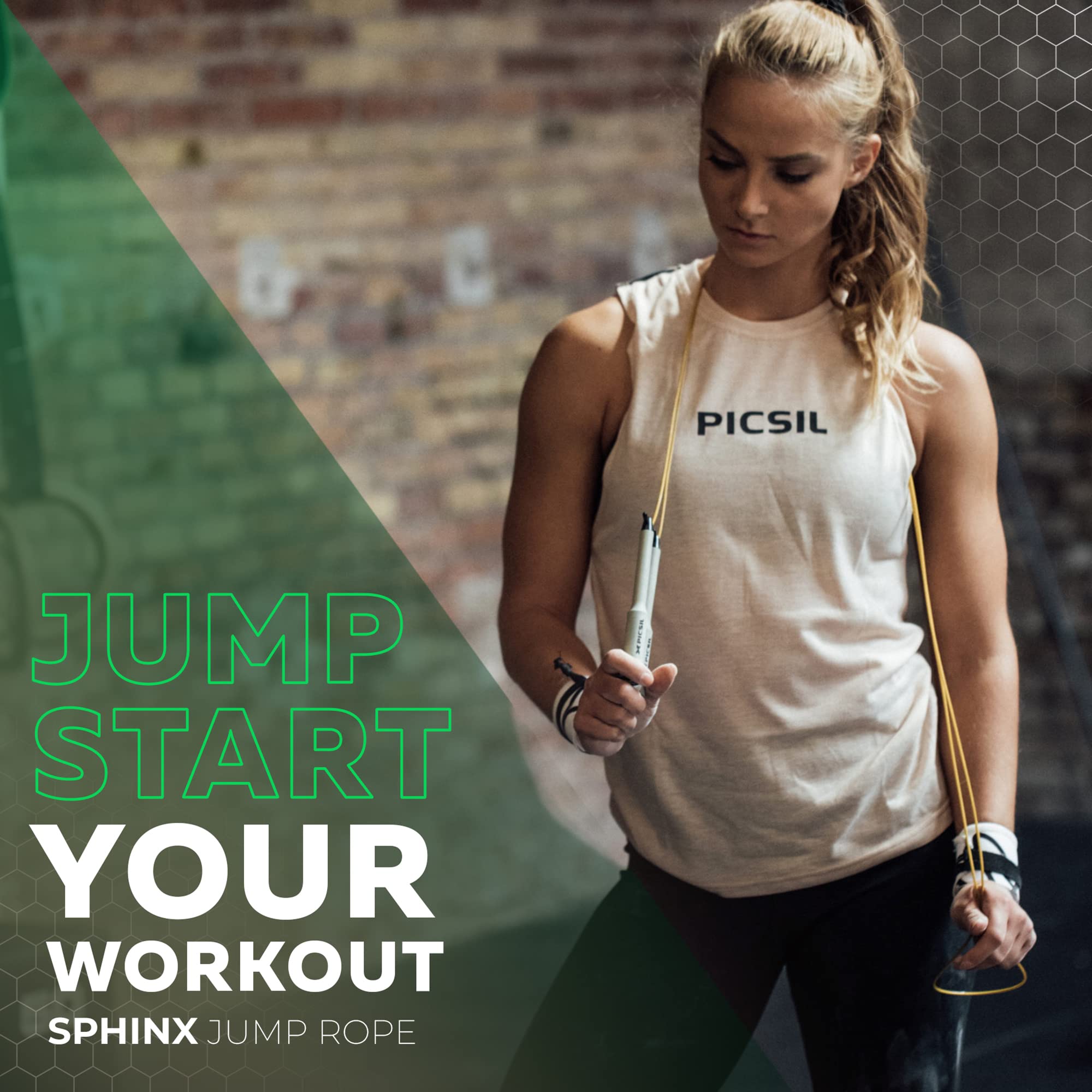 PICSIL - Sphinx Rope | 360° Spin Jump Rope | Dual Bearing System | Fast & Lightweight for Fitness, Cross Training Boxing | Adjustable Cable| Double Rolling | - Image 7