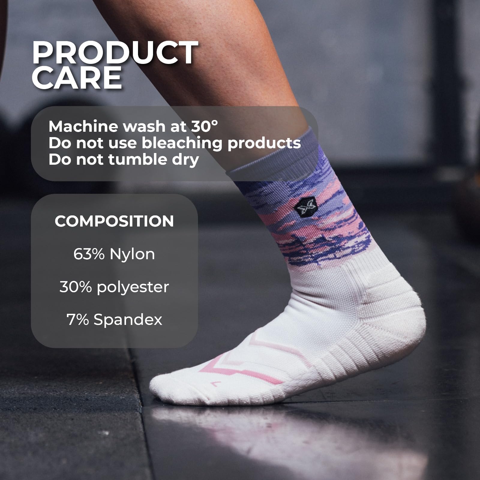 PICSIL Sport Socks, Ideal For Running, Gym, Paddle, Cycling, Basketball, Crosstraining, Men's and Women's Sport Socks - Image 4
